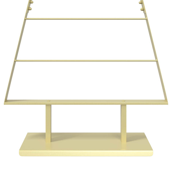 Metallinen joulukuusi KUOPIO 125 cm Teräs Kulta