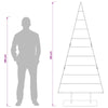 Metallinen joulukuusi KUOPIO 210 cm Teräs Kulta