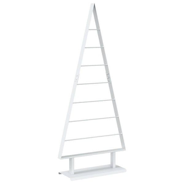 Metallinen joulukuusi KUOPIO 125 cm Teräs valkoinen