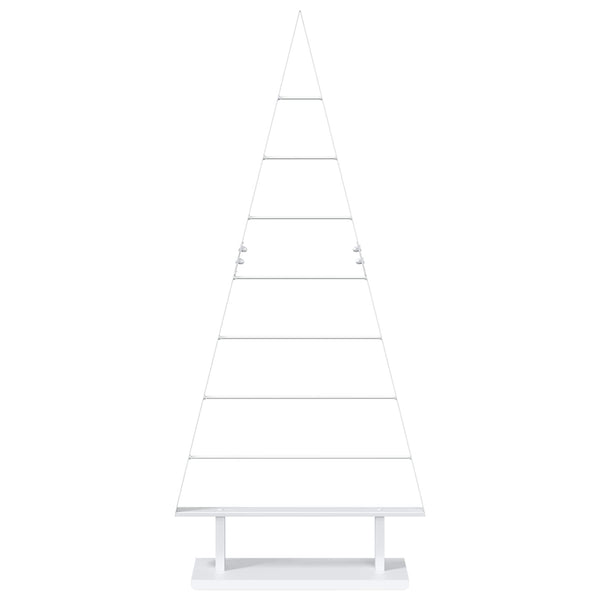 Metallinen joulukuusi KUOPIO 125 cm Teräs valkoinen