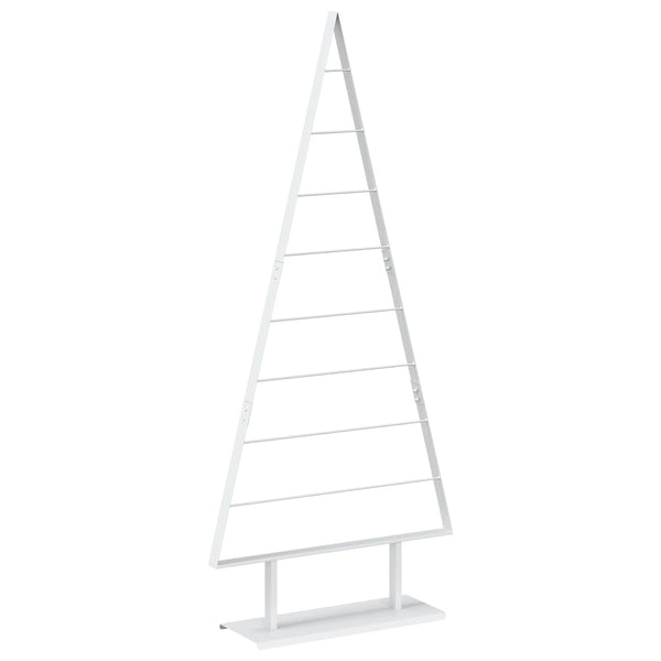 Metallinen joulukuusi KUOPIO 180 cm Teräs valkoinen