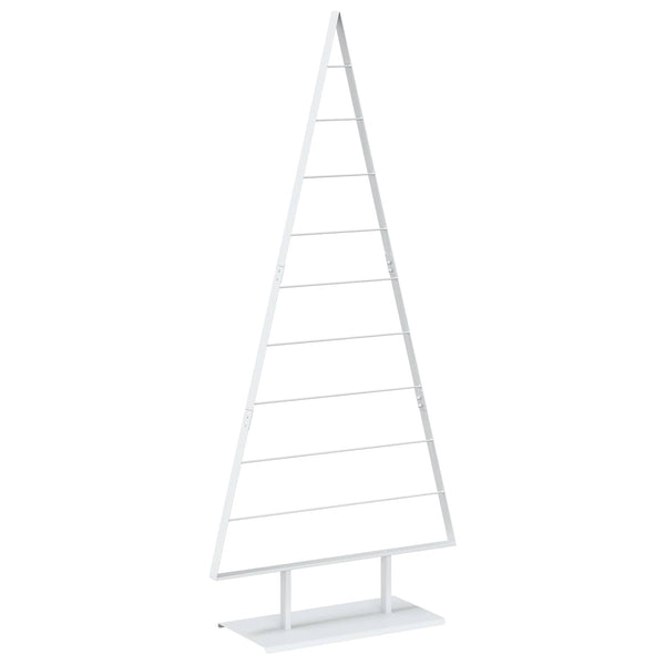 Metallinen joulukuusi KUOPIO 210 cm Teräs valkoinen