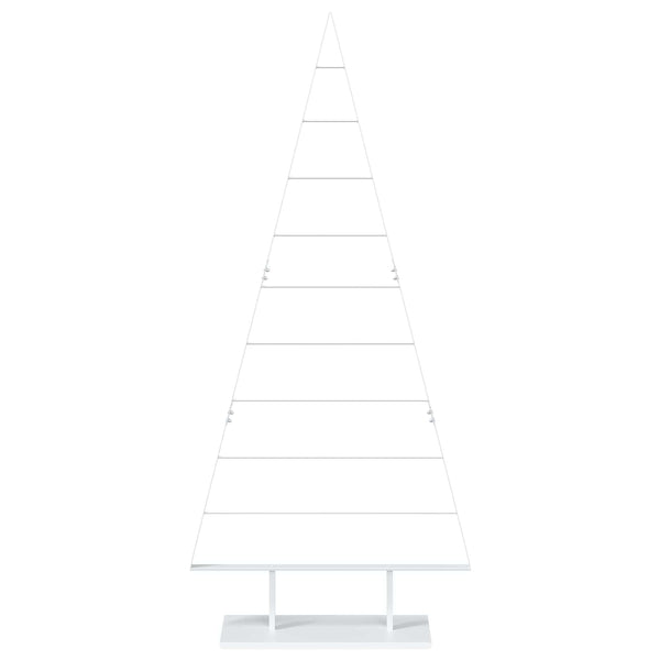 Metallinen joulukuusi KUOPIO 210 cm Teräs valkoinen