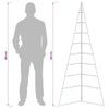 Metallinen joulukuusi KUOPIO 180 cm Teräs Kulta