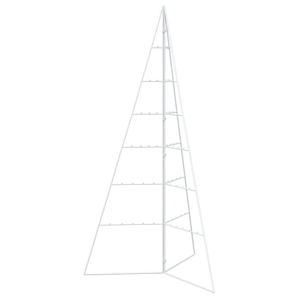 Metallinen joulukuusi KUOPIO 140 cm Teräs valkoinen