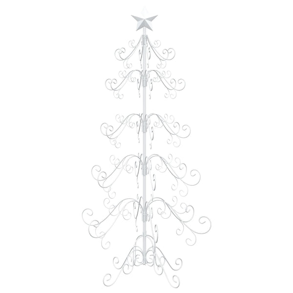 Metallinen joulukuusi KUOPIO 150 cm teräs White
