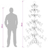 Metallinen joulukuusi KUOPIO 210 cm teräs White