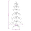 Metallinen joulukuusi KUOPIO 210 cm teräs White