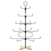 Metallinen joulukuusi jalustalla KUOPIO 125 cm