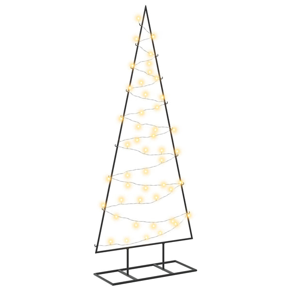 Metallinen joulukuusi LED-valoilla KUOPIO 125 cm