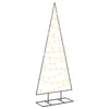 Metallinen joulukuusi LED-valoilla KUOPIO 150 cm