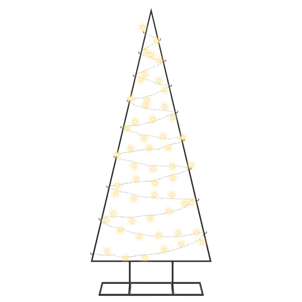 Metallinen joulukuusi LED-valoilla KUOPIO 150 cm