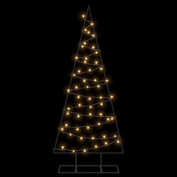 Metallinen joulukuusi LED-valoilla KUOPIO 150 cm