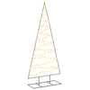 Metallinen joulukuusi LED-valoilla KUOPIO 210 cm