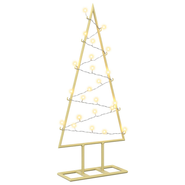 Metallinen joulukuusi LED-valoilla KUOPIO 60 cm