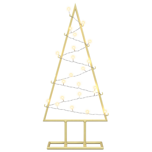 Metallinen joulukuusi LED-valoilla KUOPIO 60 cm