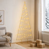 Metallinen joulukuusi LED-valoilla KUOPIO 210 cm
