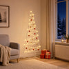 Metallinen joulukuusi LED-valoilla KUOPIO 125 cm