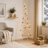 Metallinen joulukuusi LED-valoilla KUOPIO 150 cm