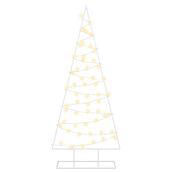Metallinen joulukuusi LED-valoilla KUOPIO 150 cm