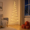 Metallinen joulukuusi LED-valoilla KUOPIO 180 cm