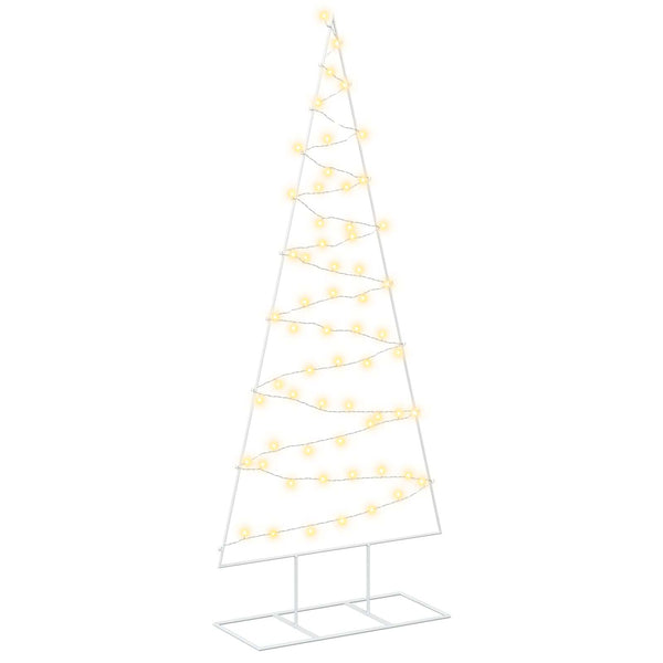 Metallinen joulukuusi LED-valoilla KUOPIO 180 cm