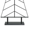 Metallinen joulukuusi jalalla KUOPIO 90 cm Teräs Musta