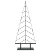 Metallinen joulukuusi jalalla KUOPIO 150 cm Teräs Musta