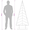 Metallinen joulukuusi jalalla KUOPIO 180 cm Teräs Musta