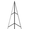Metallinen joulukuusi jalalla KUOPIO 210 cm Teräs Musta