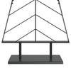 Metallinen joulukuusi jalalla KUOPIO 210 cm Teräs Musta