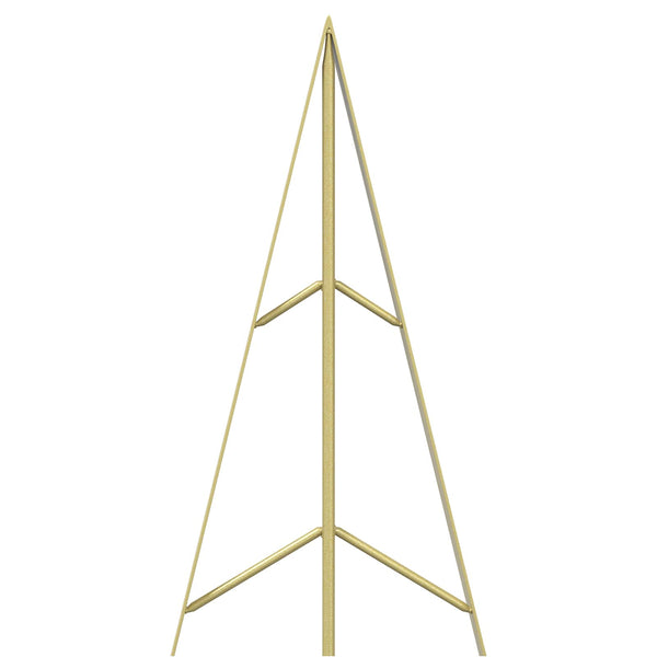 Metallinen joulukuusi jalalla KUOPIO 60 cm Teräs Kulta