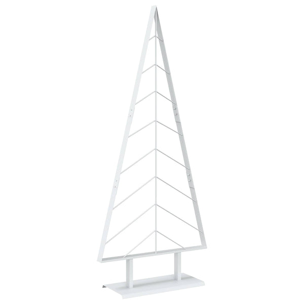 Metallinen joulukuusi jalalla KUOPIO 150 cm Teräs valkoinen
