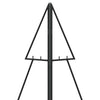Metallinen joulukuusi KUOPIO 140 cm Teräs Musta