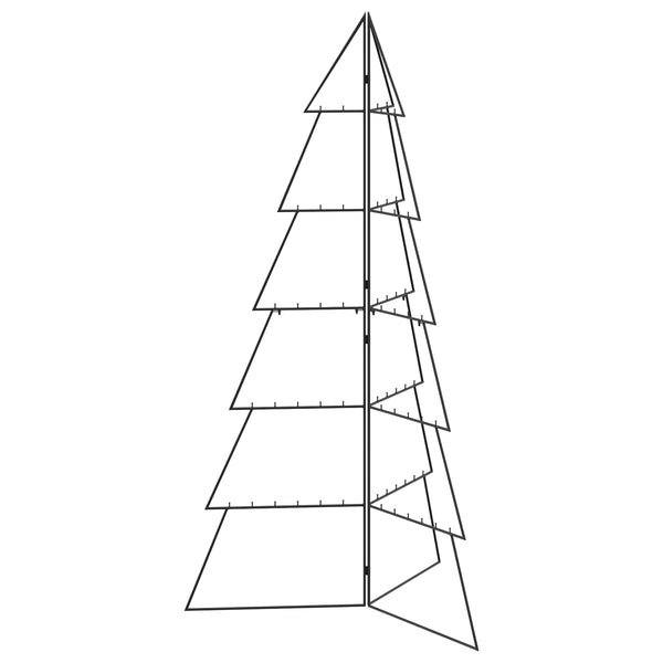 Metallinen joulukuusi KUOPIO 180 cm Teräs Musta
