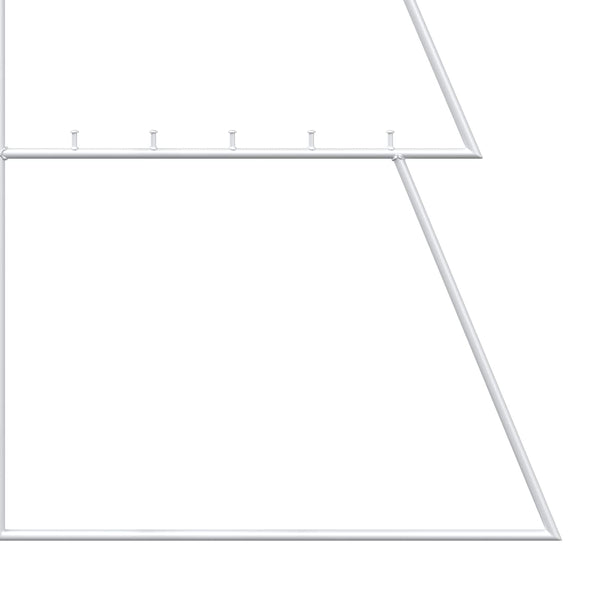 Metallinen joulukuusi KUOPIO 100 cm Teräs valkoinen
