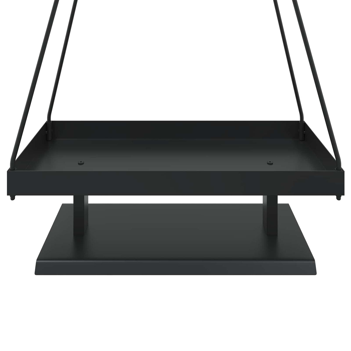 Metallinen joulukuusi KUOPIO 125 cm Teräs Musta