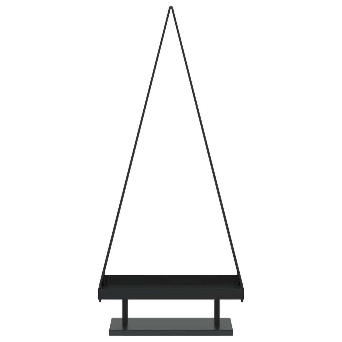 Metallinen joulukuusi KUOPIO 125 cm Teräs Musta