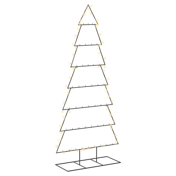 Metallinen joulukuusi jalalla KUOPIO 210 cm Lämpimän Valkoinen