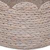 Joulupuun kaula Pyöreä valkoinen Ø 75 x 25 cm Vesihyasintti