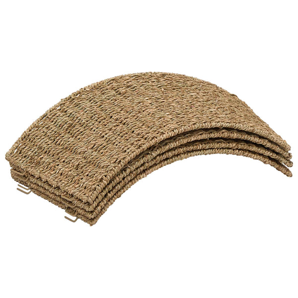 Joulupuun kaula Pyöreä Luonnollinen Ø 45 x 22 cm Merilevä