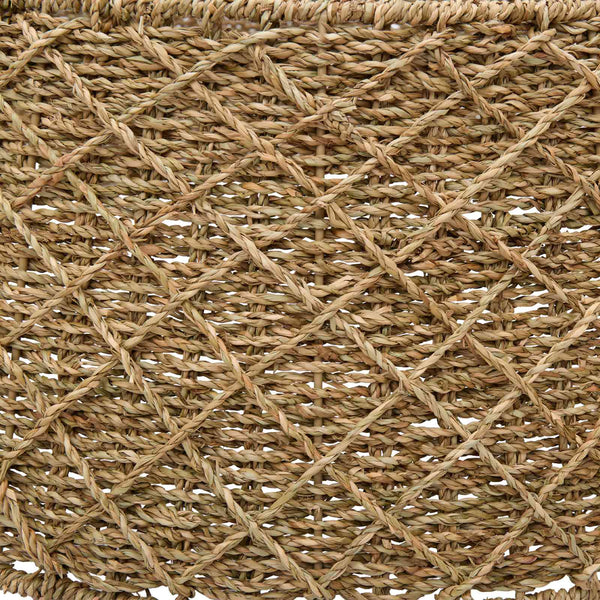 Joulupuun kaula Pyöreä Luonnollinen Ø 75 x 25 cm Merilevä