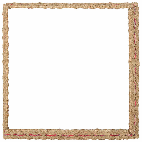 Joulupuun kaula Neliö Luonnollinen 70 x 70 x 28 cm Merilevä