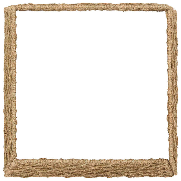 Joulupuun kaula Neliö Luonnollinen 60 x 60 x 28 cm Merilevä