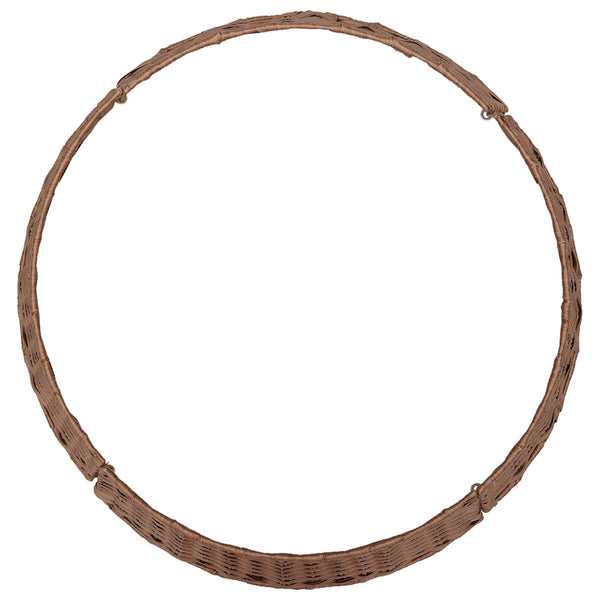 Joulupuun kaula Pyöreä Vaaleanruskea Ø 105 x 28 cm polyrottinki