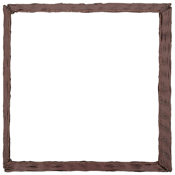 Joulupuun kaula Neliö Tumma ruskea 60 x 60 x 28 cm polyrottinki