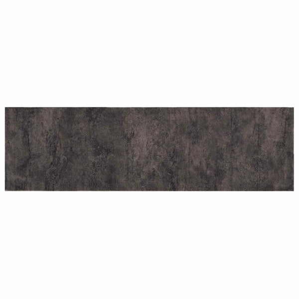 Keittiömatto musta betoni 180 x 60 cm 100% polyamidi