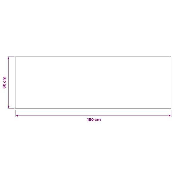 Keittiömatto musta betoni 180 x 60 cm 100% polyamidi