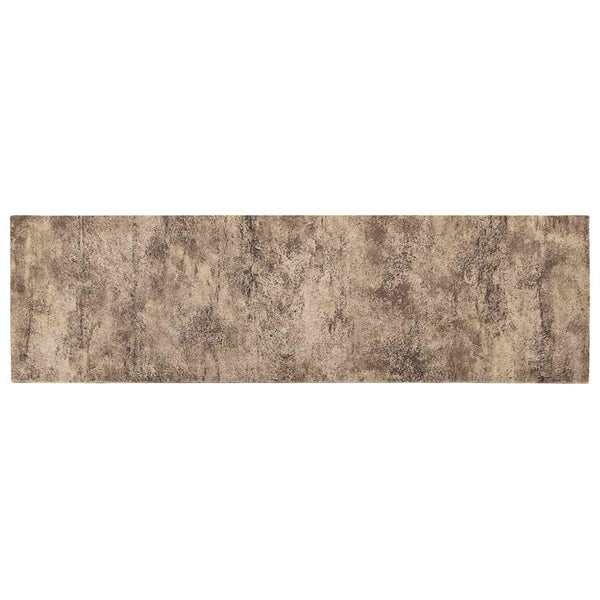 Keittiömatto Ruskea betoni 180 x 60 cm 100% polyamidi