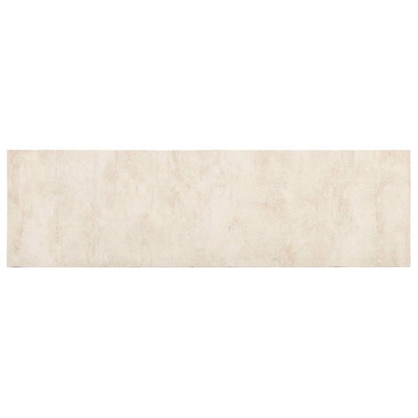 Keittiömatto kermanvärinen betoni 150 x 45 cm 100% polyamidi